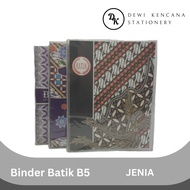JENIA B5 Batik Binder Loose Leaf Binder B5 JENIA Batik Binder