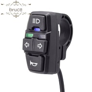 BRUCE1 Electric Bike Light Switch, Horn Controls Turn Light DK336 Signal Light, Scooter Accessories 