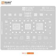 Amaoe MI11-19 BGA Reballing Stencil For Xiaomi 13 14 11 12 12X 10 9 M3 M4 X3GT C40 Redmi Note 8 9 10