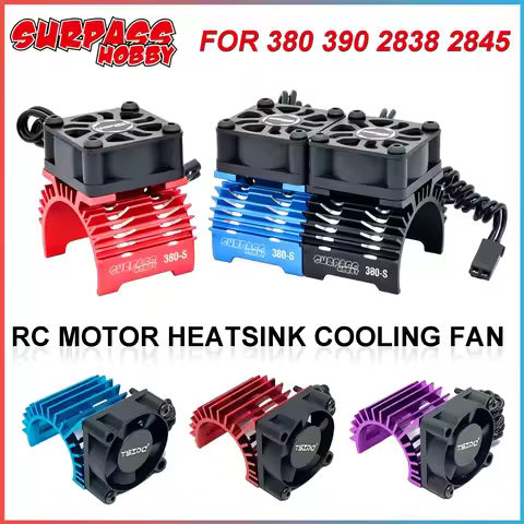Surpass Hobby RC Motor Heatsink Cooling Fan for 380 390 2838 2845 28-29mm Brushless Motor Wltoys 1/1