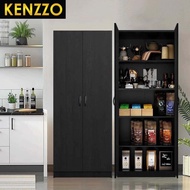 *สินค้าพร้อมส่ง*KENZZO : ตู้ครัวขนาดใหญ่ เก็บของ ชั้นวางของ/ ไม้ แข็งแรง ทนทาน (2 Door / 4 DOOR WARD