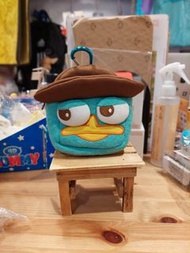 原裝日本 廸士尼 agent p Perry  鴨嘴獸 泰瑞  小物包 散子包