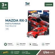 Hot Wheels Premium Fast & Furious Mazda RX-3 - Fast Rewind Loose