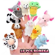 10pcs finger family animal puppet Hand puppet animal Baby Toy