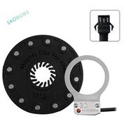 Electric Bike Pedal Sensor Assist  12 Magnet E Bike SM Connector Power Assist E-Bike Cable DIY EBike