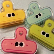Medium-Funny Expression Clip Cute ins Style Acrylic PP Stationery Test Paper Folder Student Female N