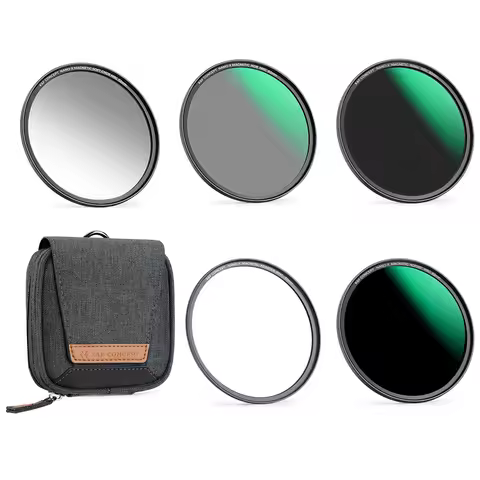 K&F Concept Magnetic GND8 ND8 ND64 ND1000 Lenses Filter Kit Adapter Ring 5 in 1 Nano X Series 49mm 5