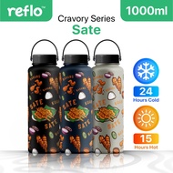 Reflo Thermos Insulated 1000ml Tumbler Water Bottle BPA Free Tumbler Botol Tahan Sejuk Panas Sate
