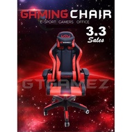 [Full Set] GTGAMEZ Gaming Chair / Racing Video Game Chair and Seat Height Adjustment  - Topelec.com