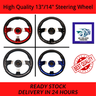 High Quality Momo Sport Steering Wheel 13" Wira Satria Iswara Saga Kancil Viva