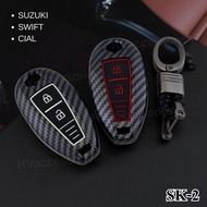 SUZUKI SWIFT CIAL Car Key Case Carbon Kevlar Chain Cover