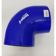 89mm 89 mm 3.5" Forged Racing Elbow 90 degree Straight Silicone Hose Blue