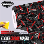 CARBON FORGED STICKERS CARBON FORGED STICKERS 50 X 50 CM