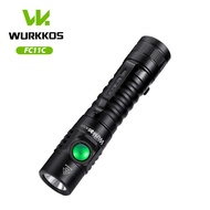 Wurkkos FC11C  6modes powerful 1200lm Higher CRI 18650 Li-lon battery Magnetic Tail LED Flashlight