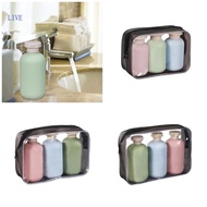 Best 3 Pcs Portable Refillable Travel Bottles for Shampoo Lotion and Body Wash