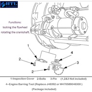 Engine Turning Barring Adjust Tool J-46392 W904589046300 For Detroit Diesel DD13 DD15 DD16 MBE 4000 