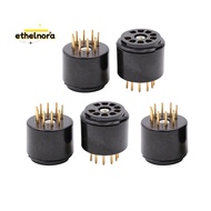 9Pin Vacuum Tube Socket Testing Saver for 6DJ8 12AX7 ECC83 B339 CV492 6L13 12AU7 ECC82 B329 Hifi Tub