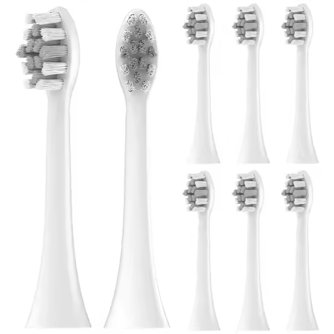 2/4/8/12 Compatible with Xiaomi T300 T500/C T700 Electric Toothbrush Replacement Brush Heads, Toothb