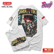 LENGAN PENDEK HITAM KAOS JAMDA IV DIY - KAOS JAMDA IV YRKI PENGPROV DIY by KAGA CREATIVE - KAOS RXLE