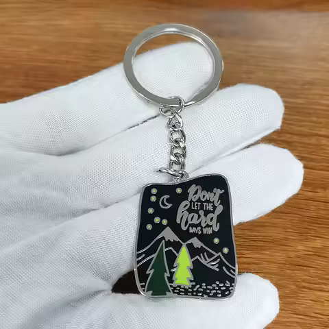 Sarah J. Maas Novel Throne of Glass Don't Let The Hard Days Win Keychain ACOTAR Night Court Keyring