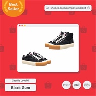 COMPASS GAZELLE LOW/HIGH BLACK GUM