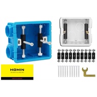 [Set of 10 rectangular and square base repairs 86, TYPE 1, Electrical outlet switch recessed base re