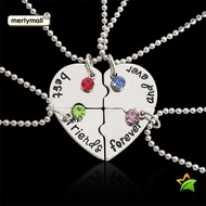 MERLYMALL 4 Bff Creative Love Necklace Nice Gift Womens Necklace