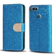 VcmIs เคสฝาพับตั้งได้สำหรับ Sony Xperia L1 L2 L3 X XZ XZs Z5 XZ1 XZ2 XZ3 XA XA1 XA2 Compact Premium Performance Plus Ultra PU Glitter กระเป๋าสตางค์หนังช่องใส่บัตรเคสใส่โทรศัพท์