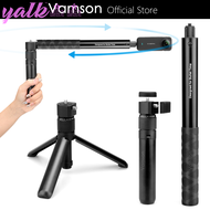 [Hot Y] Vamson Invisible Selfie Stick for Insta360 X3 Rotating Bullet Time Handheld Tripod for Insta 360 ONE X2 ONE RS GoPro Accessories