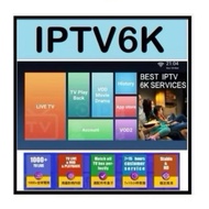 [FAST] IPTV6K Iptv6k Malaysia / 1 BULAN/ 3 BULAN / 6 BULAN Iptv 6K Unlimited, iptv6k Android iptv8k 