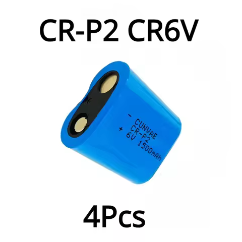 4Pcs 2CR17335 CR-P2 Battery Toilet sensor battery 17335 2CR5 CR-P2 CR6V Lithium Camera Batteries 6V