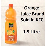 KFC Kentucky Fried Chicken's MINUTE MAID PLUS ORANGE FRUIT BUAH OREN JUICE 1.5L -100% Vitamin C - As