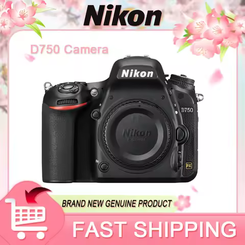 Nikon D750 HD SLR DSLR Camera Full Frame DSLR Camera HD with Wireless Transmission Professional Digi
