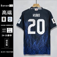 เสื้อเชิ้ตทีมประจำชาติญี่ปุ่น2024/25 Y3รุ่นพัดลมหมายเลข7 MITOMA6 ENDO8 MINAMINO20 KUBO22บ้านสำหรับผู