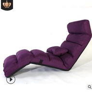 Lazy sofa single foldable dormitory bed back chair window chair bed rice balcony casual sofa chair