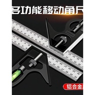 Stainless Steel Angle Ruler Horizontal Right Angle Ruler 90 Degree Measuring Ruler Triangle Ruler Wo
