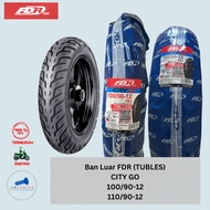 FDR CITYGO Tubeless Outer Tire 100/90-12 110/90-12 Matic ORIGINAL