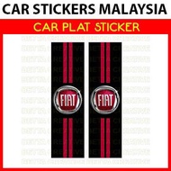 CSM Car Plat Sticker - Fiat plat kereta
