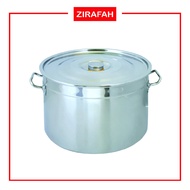 1.0mm Stainless Steel Double Handle Soup Pot 45x26cm