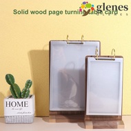 GLENES Ads Display Stand, Loose leaf Label Holder Menu Card Holder, Multipurpose Multi page Acrylic 