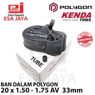 Ban Dalam Polygon 20x1.50 1.75 AV Schrader Kenda Sepeda Lipat Urbano