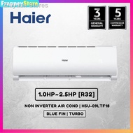 ✎☸[Frappey] Haier 2HP~2.5HP Non Inverter R32 Air Conditioner | HSU-18LFA18, HSU-19VTH21, HSU-19VFD19 Aircond