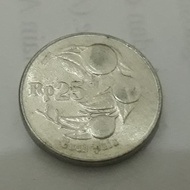 Uang Koin 25 Rupiah Buah Pala 1994