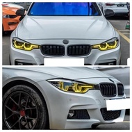 6 ชิ้นแองเจิลตาไฟ LED บอร์ดมะนาวสีเหลืองแองเจิลตา DRL โมดูลควบคุมสำหรับ BMW-3-Series F30 F31 LCI 201