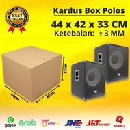 Kardus - Karton - Box Polos Jumbo Besar - Ukuran 44 X 42 X 33 Cm