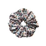 Flora Jumbo Scrunchie (Size: 18cm +- 2cm)|Big Scrunchie|xxl Scrunchie|Sanggul|Ikat Rambut | Hair Tie