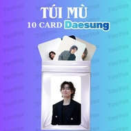Blind bag includes 10 unique Daesung cards with rounded corners TooYoo CARD0216 photocard