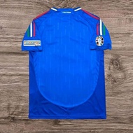 ITALY HOME FOOTBALL JERSEY FULL PATCH EUROPEAN CUP 2024 BEST QUALITY