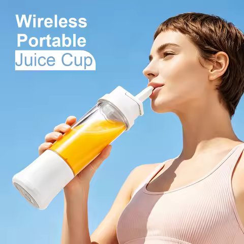 12 Blades Portable To-go Blender Cup Personal 450ml Smoothie Shake Maker Cup Juicer Drink Mixer Bott