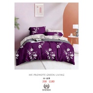 Single 4in1 / Queen 7in1 Cadar Fitted Comforter Set